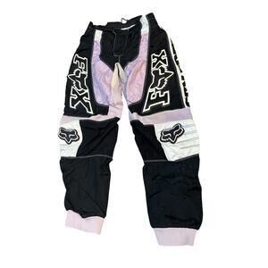 Fox Racing Youth Motocross Pants Padded Purple/ Black Size 9/10 Pre Owned